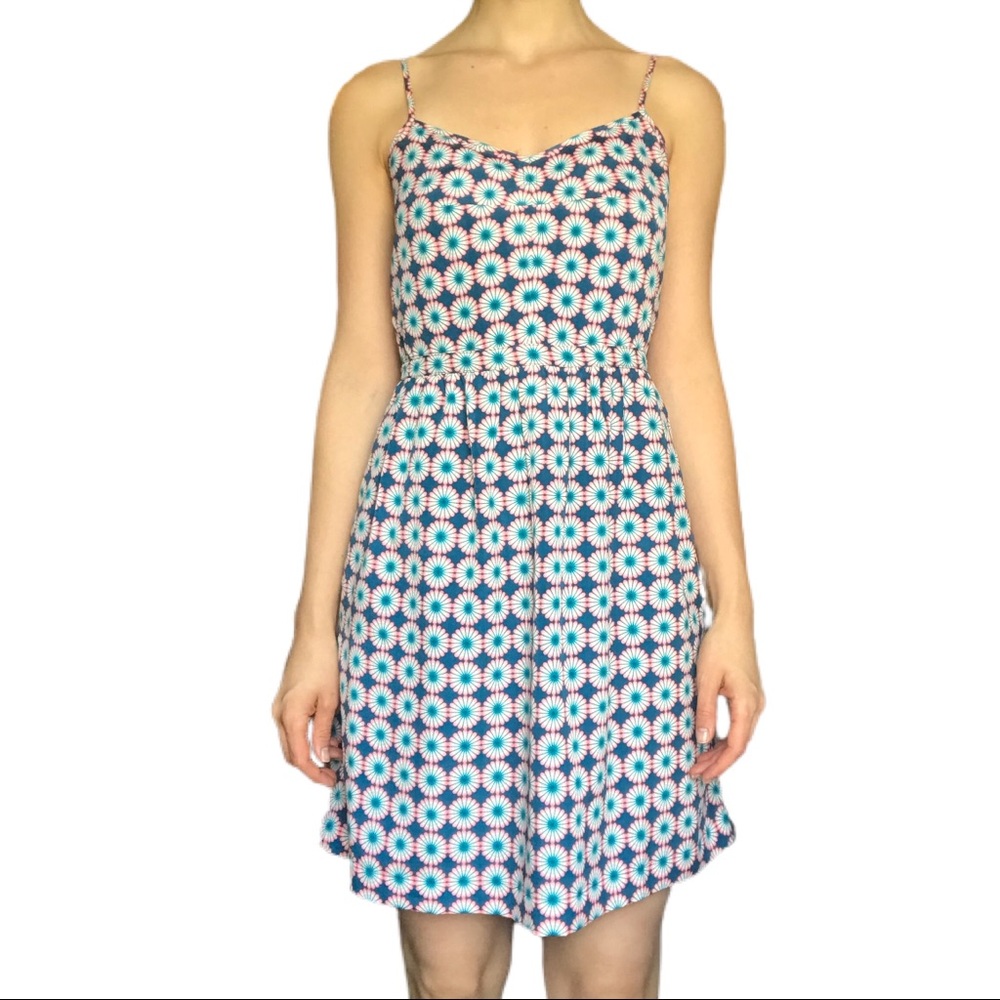 J crew floral thin strap dress